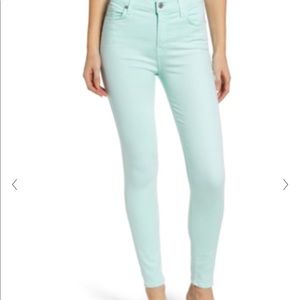 7 For All Mankind Mint Skinny Jeans